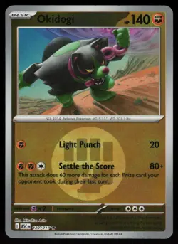 Okidogi (Energy Symbol Pattern) 122/217 Rare Ascended Heroes Pokemon Near Mint - Image 1