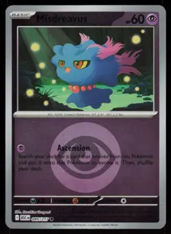 Misdreavus (Energy Symbol Pattern) 085/217 Common Ascended Heroes Pokemon NM - Image 1
