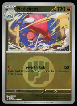 Medicham (Energy Symbol Pattern) 104/217 Ascended Heroes Pokemon Reverse Holo NM - Image 1