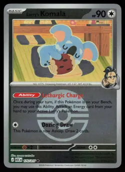 Larry's Komala (Poke Ball) 175/217 Common Ascended Heroes Pokemon Near Mint - Image 1