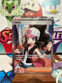 Hilda 164/086 Full Art - White Flare English - Pokemon TCG - SHIPS FAST - Image 1