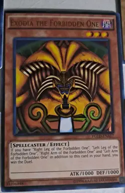 YUGIOH EXODIA THE FORBIDDEN ONE YGLD SET ULTRA RARE UNLIMITED ED NM 1996 - Image 2