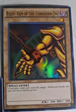 YUGIOH EXODIA THE FORBIDDEN ONE YGLD SET ULTRA RARE UNLIMITED ED NM 1996 - Image 4