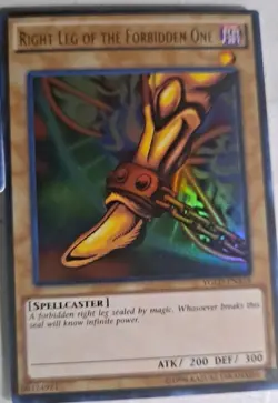 YUGIOH EXODIA THE FORBIDDEN ONE YGLD SET ULTRA RARE UNLIMITED ED NM 1996 - Image 5