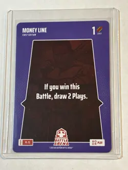 Money Line 2025 Bo Jackson Battle Arena Alpha Update Play Card SSP #PL-15 - Image 1