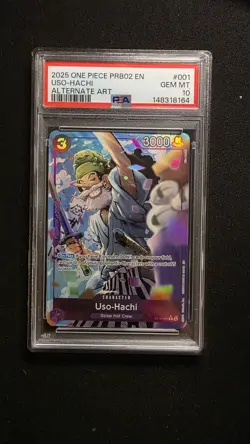 One Piece - Premium Booster Vol. 2 - Uso-Hachi - ST18-001 - Alt Art - PSA 10 - Image 1