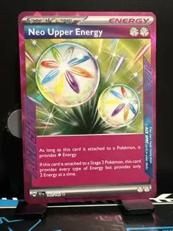 Neo Upper Energy - 162/162 Temporal Forces Ace Spec Pokemon Card - NM/MINT - Image 1