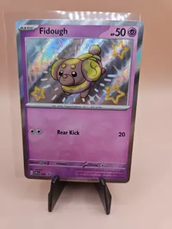 2024 Fidough 69 Scarlet & Violet Promo Card Holo Paldean Fates - Image 1
