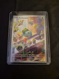 Pokemon TCG Bulbasaur Holo Card Stellar Crown Illustration Rare 143/142 NM - Image 4