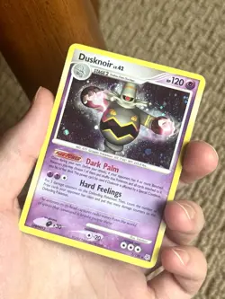 DUSKNOIR 2/130 Diamond & Pearl HOLO SWIRL rare Pokemon TCG card LP - Image 2