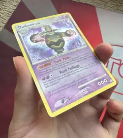 DUSKNOIR 2/130 Diamond & Pearl HOLO SWIRL rare Pokemon TCG card LP - Image 3