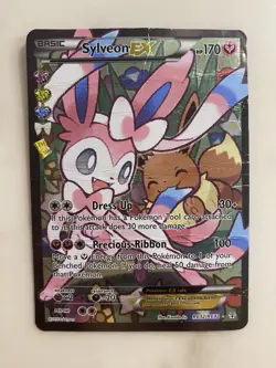 PokÃ©mon TCG Sylveon EX 2016 Generations Holo Full Art Ultra Rare Card RC32/RC32 - Image 1