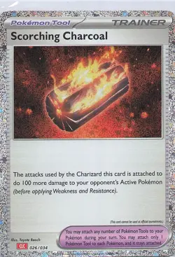 Scorching Charcoal Classic Collection Trading Card Game Classic 026/034 NM - Image 1
