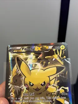 Pikachu EX XY124 Black Star Promo 2016 Holo Pokemon Card TCG - Image 4