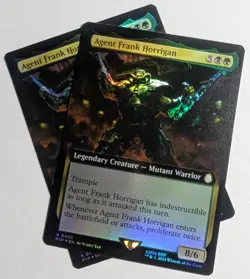 Agent Frank Horrigan Extended Art Foil x1 Fallout MTG Magic the Gathering LP/NM - Image 3