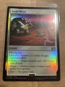 MTG Final Fantasy, Battle Menu - Foil - Image 1