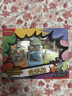 Pokemon TCG Ascended Heroes First Partner Deluxe Pin Collection Sealed New 1 box - Image 1