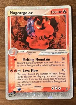 Magcargo Ex 95/97 Dragon Vintage Pokemon Ex-Era 💫 MP 💫 - Image 1