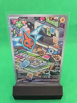 Pokemon TCG Rotom 197/182 Destined Rivals Full Art Holo - Image 1