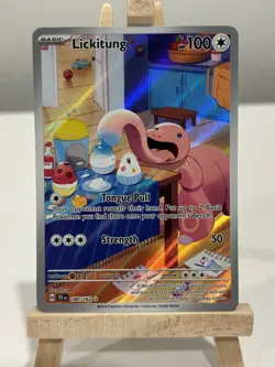 Lickitung 180/162 SV05: Temporal Forces Illustration Rare Pokemon Card - Image 1