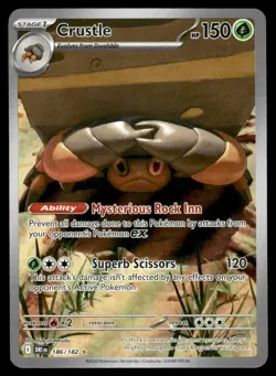 Pokemon TCG SV10: Destined Rivals #186/182 Crustle - Image 1