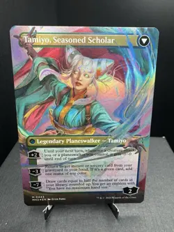MTG Modern Horizons 3 Tamiyo Inquisitive Student Borderless Foil Mythic NM - Image 2