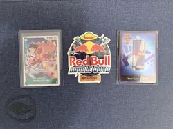 Red Bull X One Piece Double Don!! Monkey D Luffy Promo + Foil Don Set + Sticker - Image 2