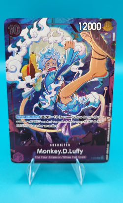 Bandai One Piece Card Game Monkey.D.Luffy P-099 Promo Foil English 12000 Cost 10 - Image 1
