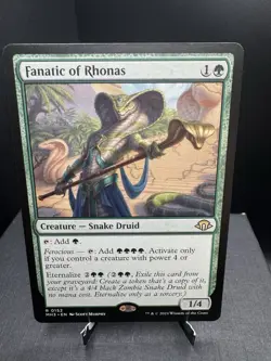 MTG Modern Horizons 3 Fanatic of Rhonas Regular Rare NM - Image 1