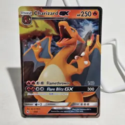 Charizard GX 9/68 Hidden Fates Holo Pokemon Card Near Mint Clean! - Image 1