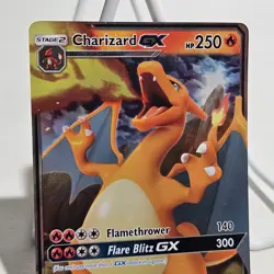 Charizard GX 9/68 Hidden Fates Holo Pokemon Card Near Mint Clean! - Image 3