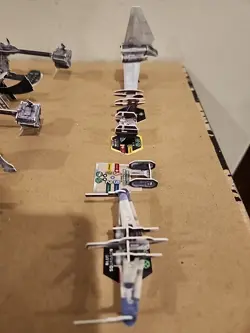 Star Wars PocketModel TCG 30+ Ships/Vehicles and 120+ Cards Lot - Image 3