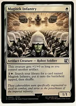 Magitek Infantry -#25- MTG-FINAL FANTASY-FOIL-NM - Image 1