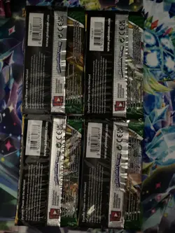 Pokemon Sword And Shield Evolving Skies Empty Pack Art Set Of 4 (NO CARDS) - Image 2