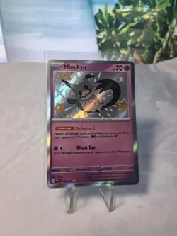 Mimikyu Paldean Fates Shiny Rare Card 160/091 - Image 1