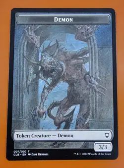 1x Demon (A 4) | TOKEN 007/020 | Battle for Baldur's Gate | MTG Magic Cards - Image 1