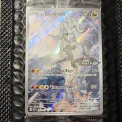 N's Reshiram - SEALED Journey Together Stamped Holo 167/159 Pokemon Cards - Image 1