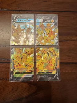 Pikachu V-union Giant Card Set Of 4 - Image 1