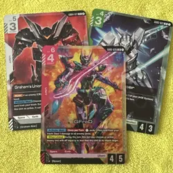 RED GUNDAM SP GD03-039 R+ GD04 - Phantom Aria GUNDAM CARD GAME - Image 3