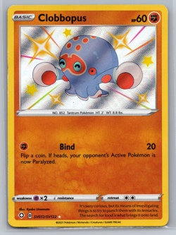 Clobbopus - SV072/SV122 - Pokemon Shining Fates Sword Shield Shiny Rare Card NM - Image 1