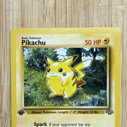 First edition Pikachu jungle base card - Image 2