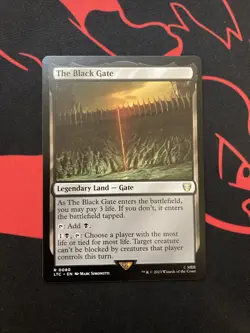 The Black Gate 0080 Commander Lord of the Rings Rare MTG LTC EN NM - Image 1