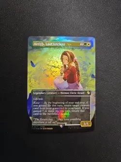 Aerith, Last Ancient (Borderless) (Chocobo Track Foil) Commander: Final Fantasy - Image 1