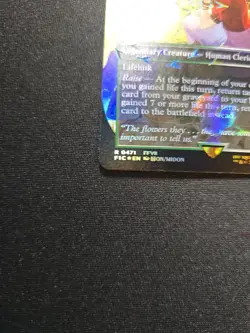 Aerith, Last Ancient (Borderless) (Chocobo Track Foil) Commander: Final Fantasy - Image 2