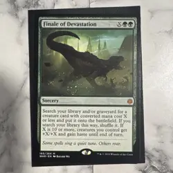 Wizards of the Coast Finale of Devastation War of the Spark Mythic Green Regular - Image 1