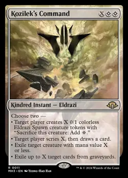 MTG Kozilek's Command Modern Horizons 3 0011 Regular Rare - Image 1