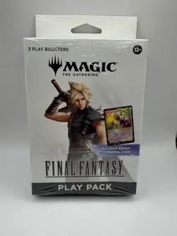 Magic The Gathering Final Fantasy Play Pack w/ 3 Packs & Promo SEALED NEW Nice! - Image 1