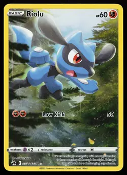 Riolu GG26/GG70 Holo Crown Zenith Galarian Gallery Pokemon Card - Image 1