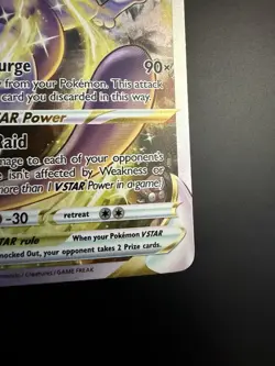 2023 POKEMON SWORD AND SHIELD CROWN ZENITH GG44 FULL ART/MEWTWO VSTAR CLEAN - Image 3