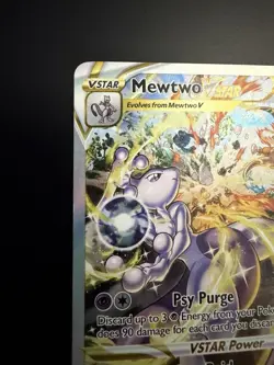 2023 POKEMON SWORD AND SHIELD CROWN ZENITH GG44 FULL ART/MEWTWO VSTAR CLEAN - Image 5
